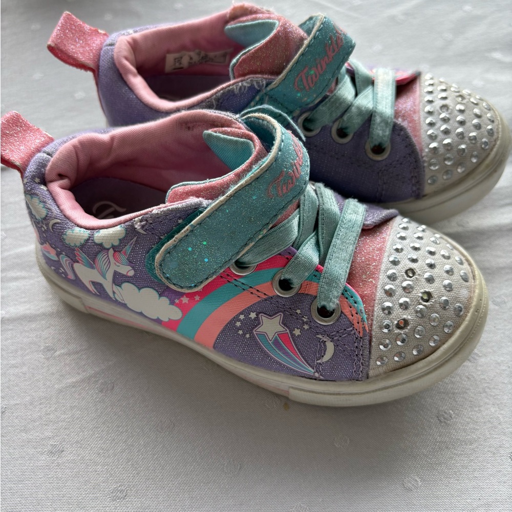 Sketchers unicorn twinkle toes size7